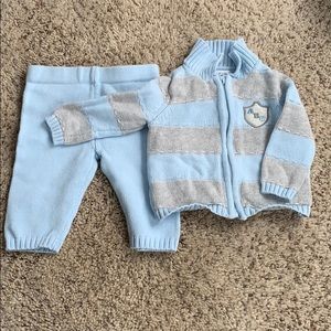 Baby boy striped cardigan